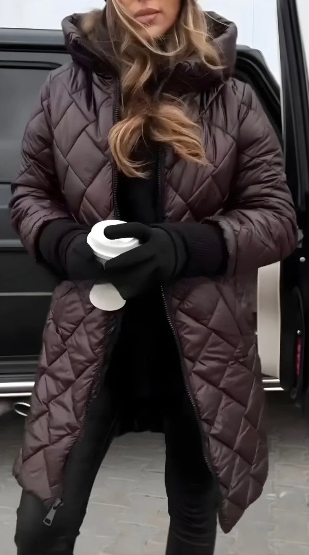 Vera | Abrigo acolchado con Capucha