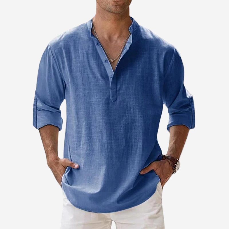 LINO | CAMISA CUELLO ALTO