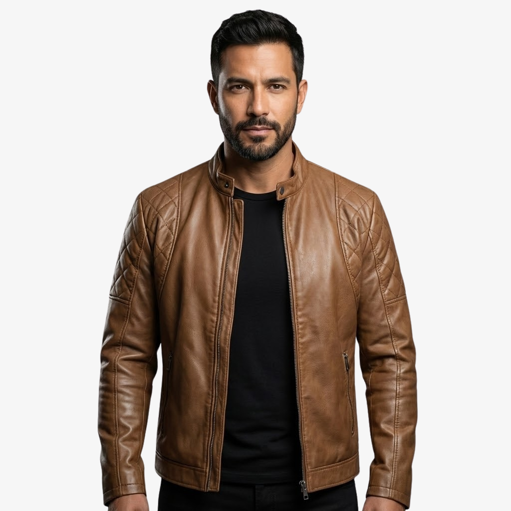 GENUINE | ABRIGO DE CUERO