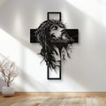 Cyras - Arte de Pared Metálico con Cruz de Jesús