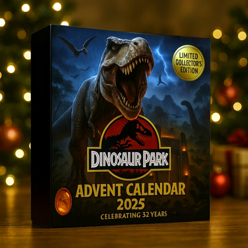 Calendario de Adviento del 32º Aniversario del Parque de los Dinosaurios 2025