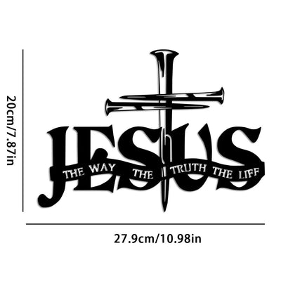 VeritasCross – Cruz de pared «El camino, la verdad y la vida»