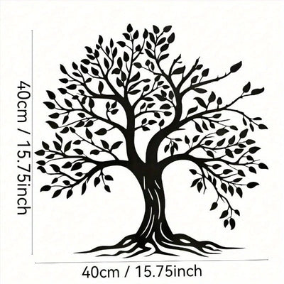 Roots & Rise – Decoración metálica para pared «Árbol de la vida»